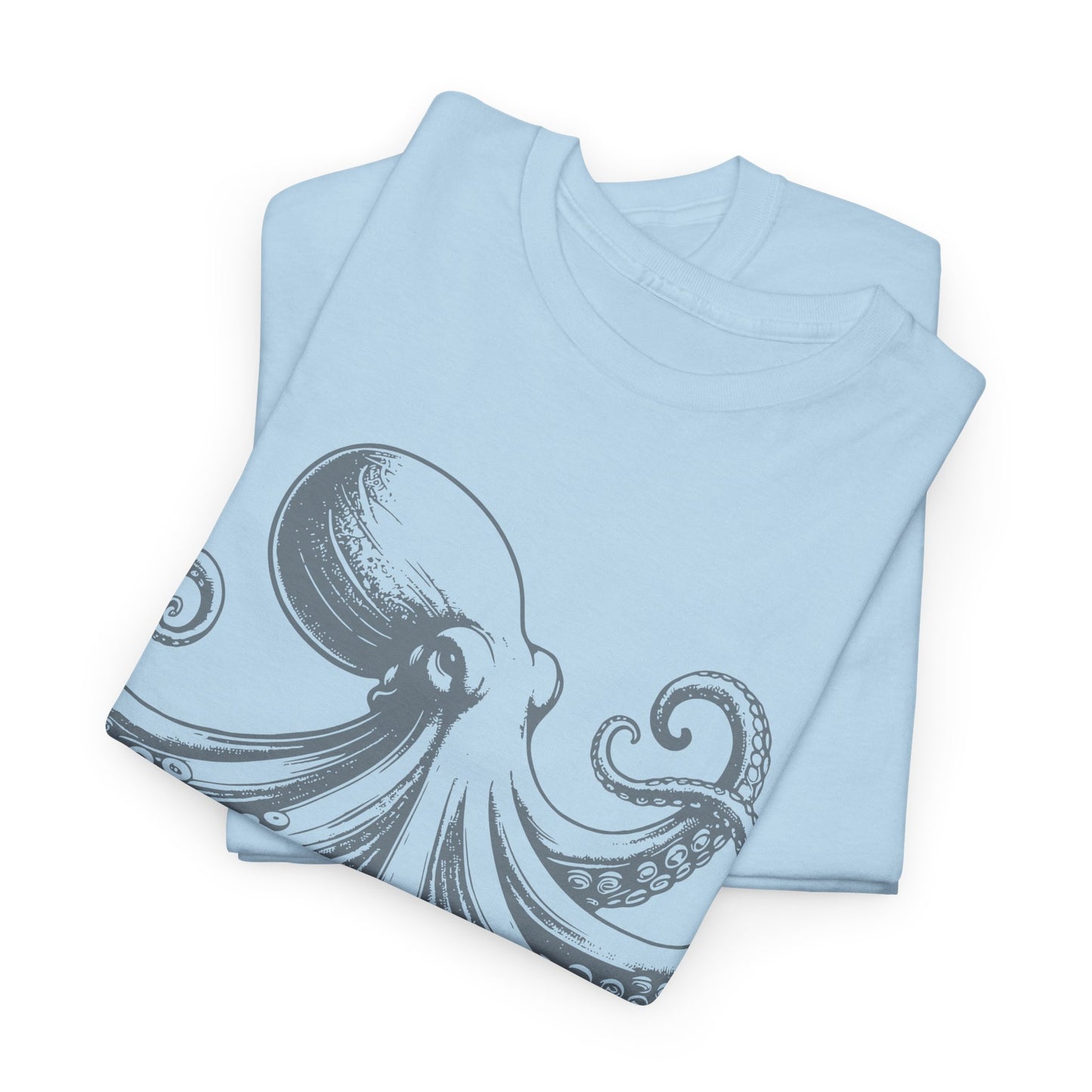 Japanese Octopus T-Shirt – Traditional Ukiyo-e Kraken Style Graphic Tee