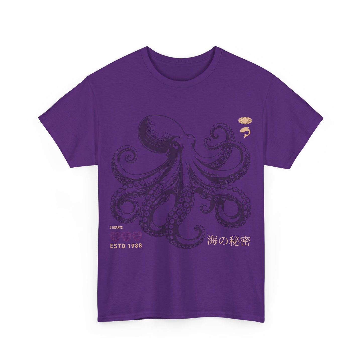 Japanese Octopus T-Shirt – Traditional Ukiyo-e Kraken Style Graphic Tee