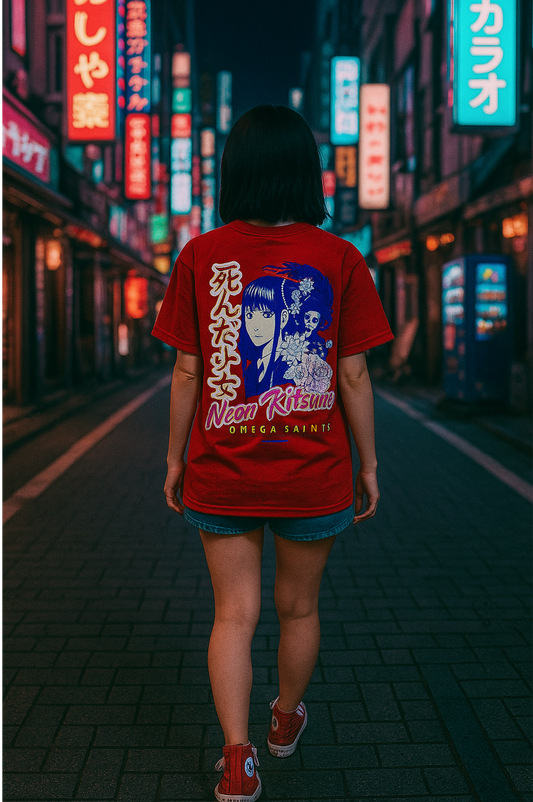 Japan Tokyo Anime Inspired Printed Shirt