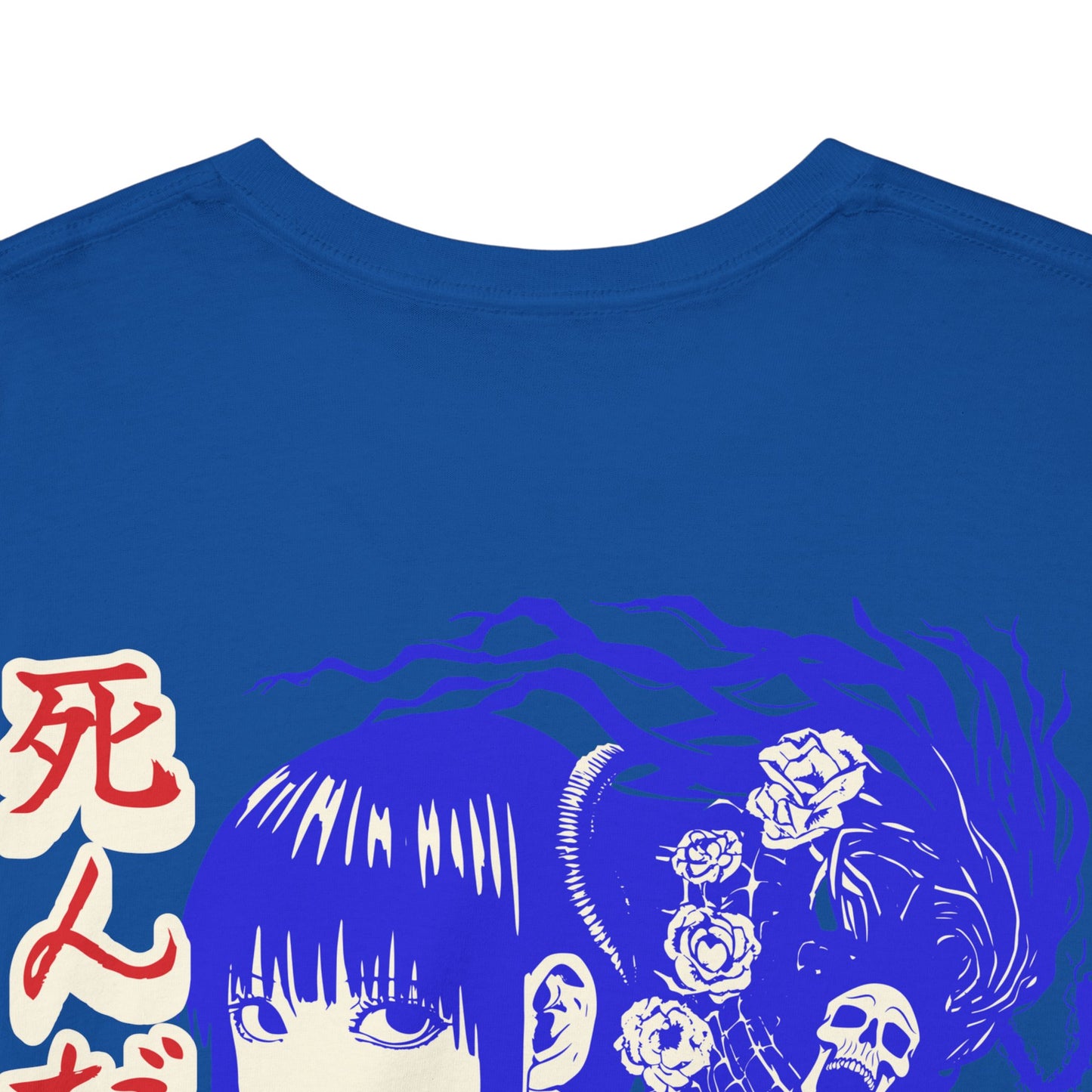 Japanese Anime Neon Kitsune Printed Shirt Custom Printed Shirt