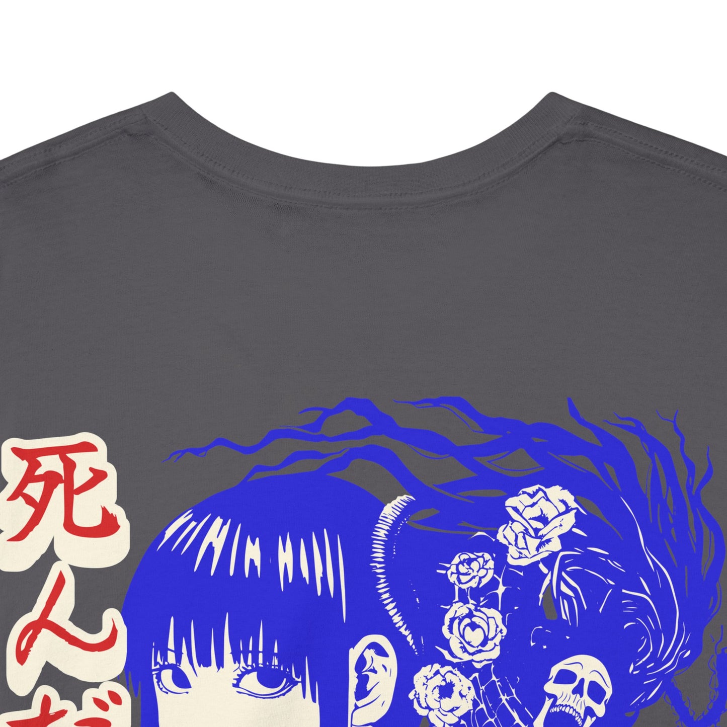 Japanese Anime Neon Kitsune Printed Shirt Custom Printed Shirt
