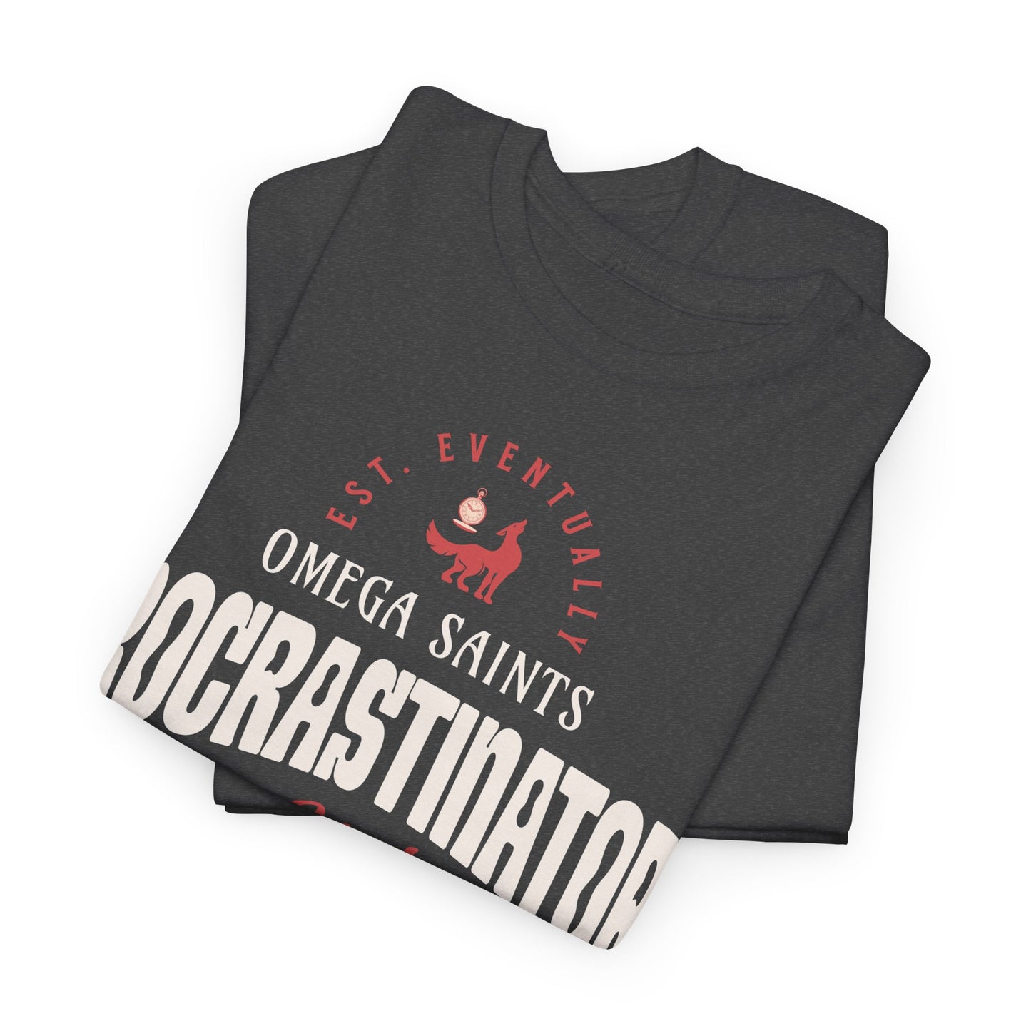 Omega Saints Procrastinators Club – Printed T-Shirt Vintage Sports Team Style Custom Printed Shirt