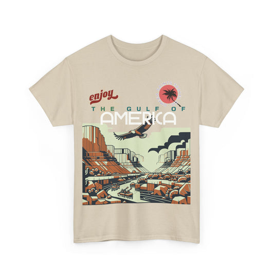 Welcome to the Gulf of America Printed T-Shirt – We Make Clothes, Not Maps