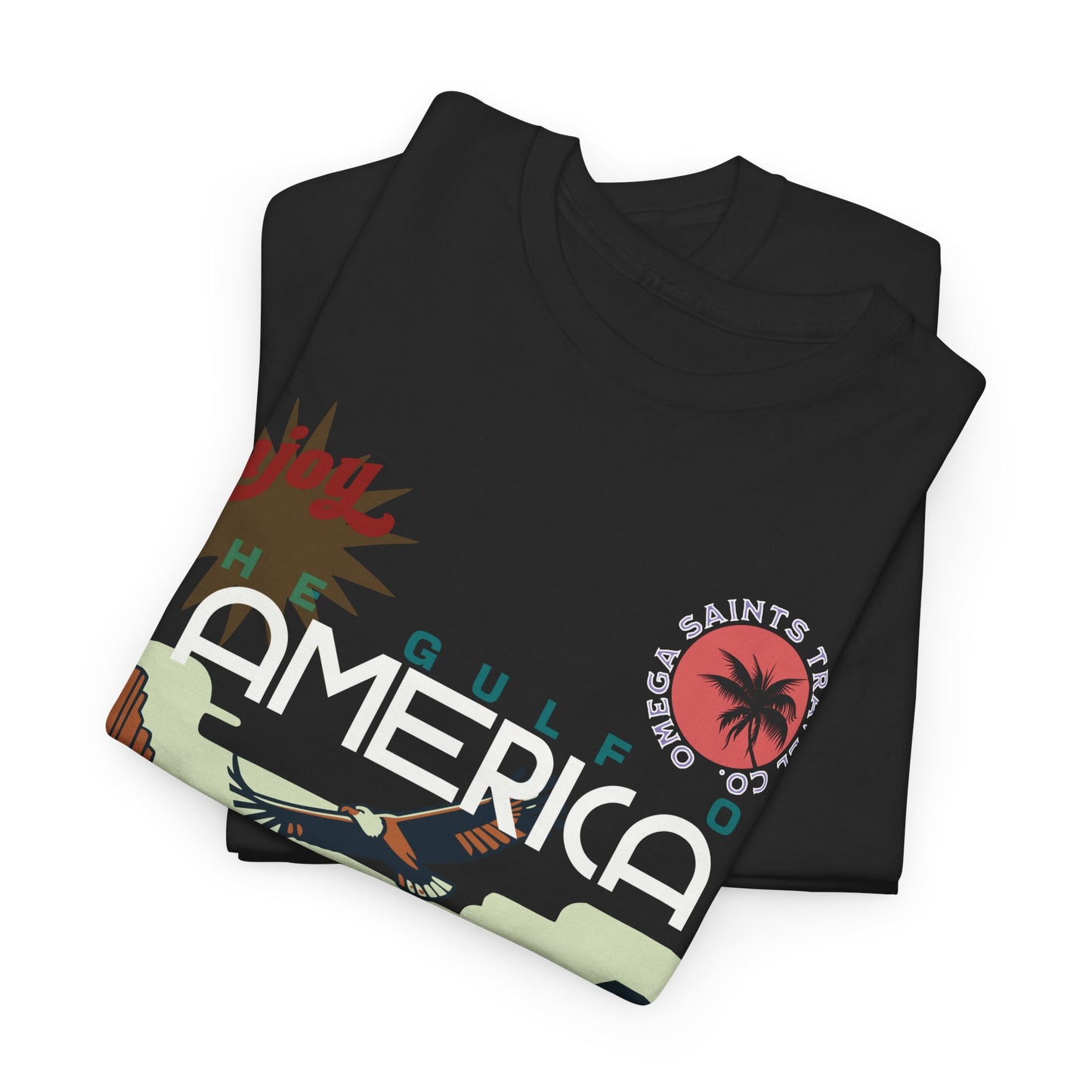 Welcome to the Gulf of America Printed T-Shirt – We Make Clothes, Not Maps Black