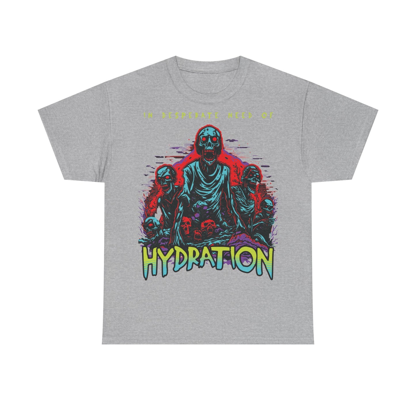 Zombie Skeleton Tee Shirt Printed T Shirt detail grey
