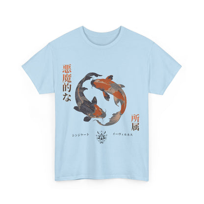 Koi Carp Tee - Japanese Style Unisex T-Shirt with Serene Energy