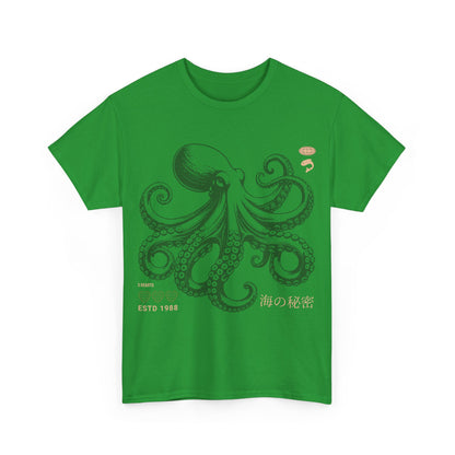 Japanese Octopus T-Shirt – Traditional Ukiyo-e Kraken Style Graphic Tee