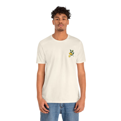 Minimal Citrus Fruit T-Shirt – Lime, Lemon, Orange, Grapefruit Design
