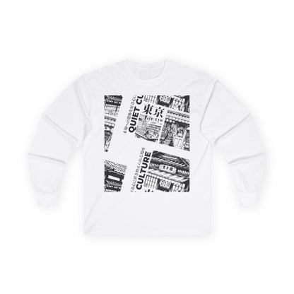 Tokyo Street Collage Long Sleeve Tee — Quiet Culture Graphic
