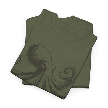 Japanese Octopus T-Shirt – Traditional Ukiyo-e Kraken Style Graphic Tee