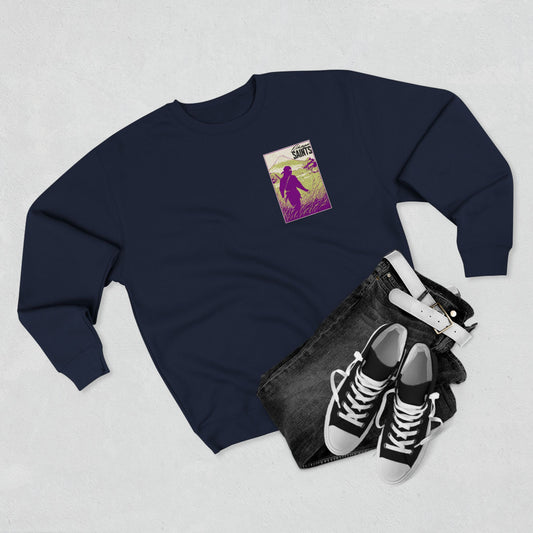 Black Ninja Graphic Sweatshirt – Vintage Samurai Warrior Design | Soft Printed Graphic Sweater