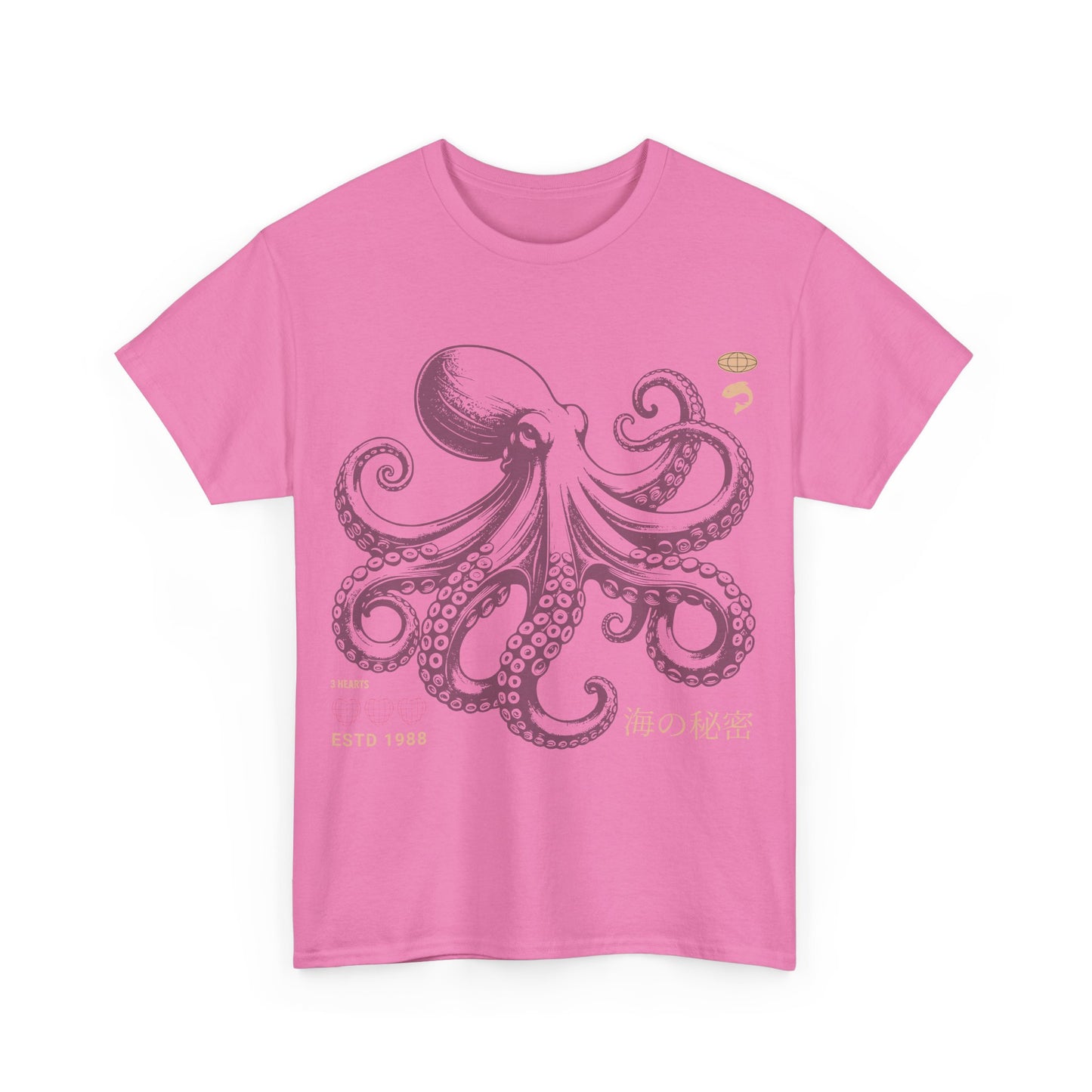 Japanese Octopus T-Shirt – Traditional Ukiyo-e Kraken Style Graphic Tee