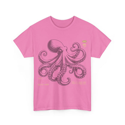 Japanese Octopus T-Shirt – Traditional Ukiyo-e Kraken Style Graphic Tee