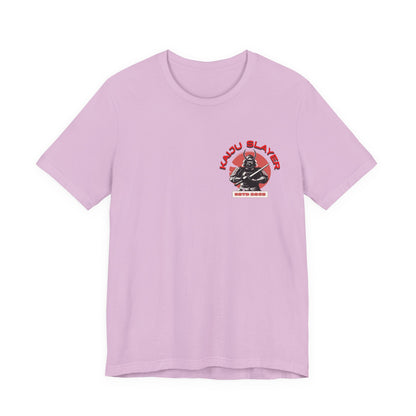 Kaiju Slayer Samurai Graphic T-Shirt – Japanese Monster Hunter Streetwear
