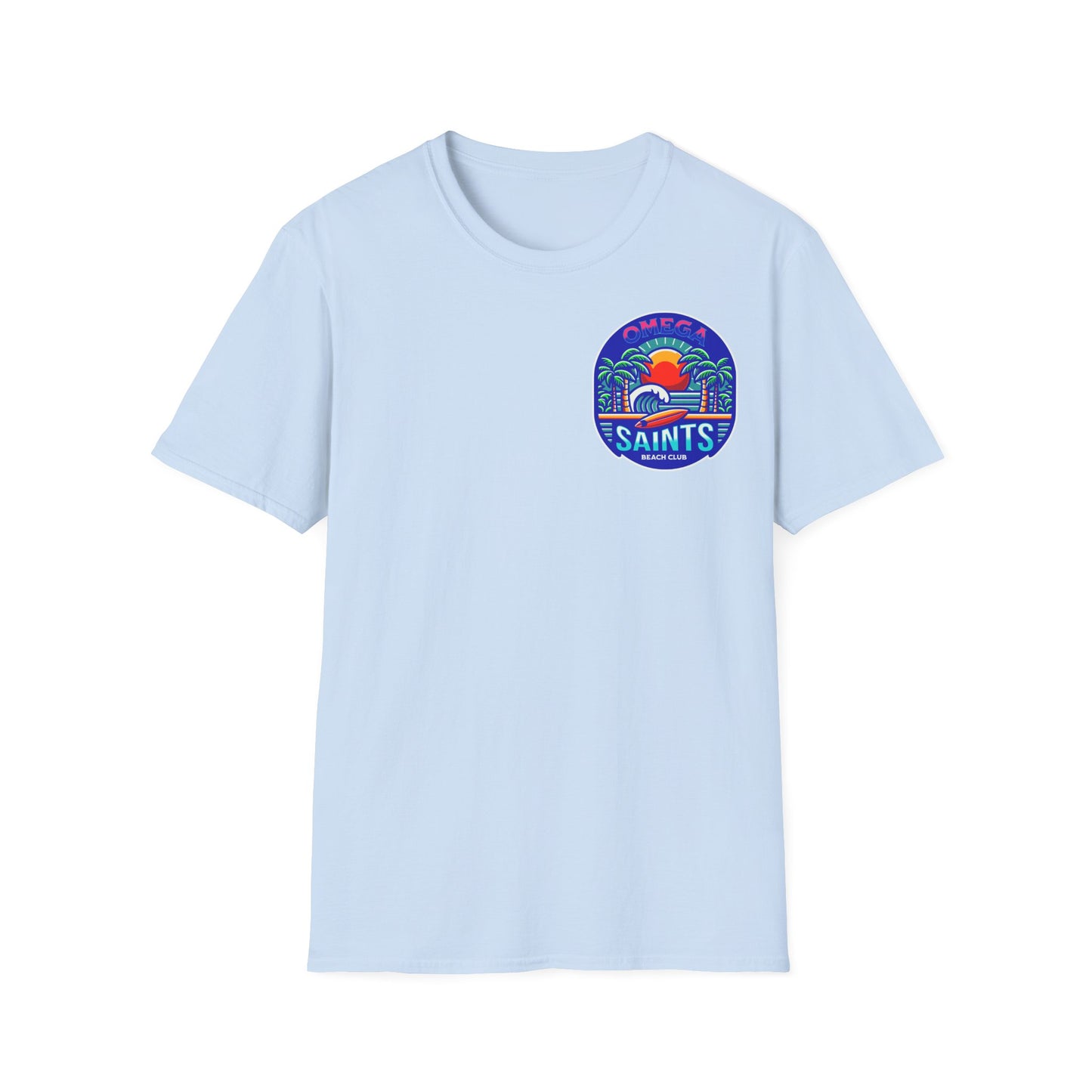 Omega Saints Beach Club T-Shirt – Ride the Waves in Style