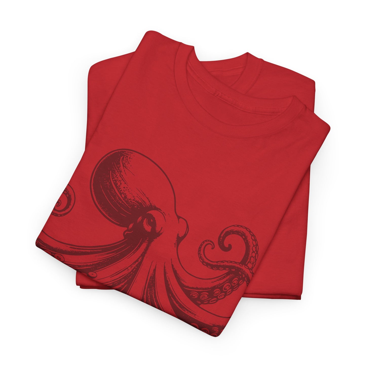 Japanese Octopus T-Shirt – Traditional Ukiyo-e Kraken Style Graphic Tee
