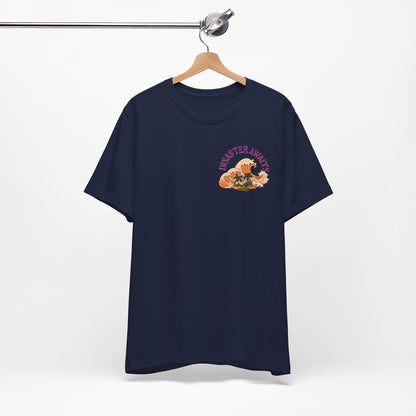 Disaster Awaits Graphic Tee – Tidal Wave Summer Shirt | Altcore Island Aesthetic T-Shirt | Unisex Festival Top