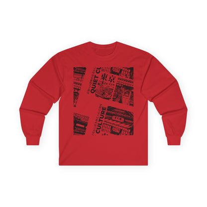 Tokyo Street Collage Long Sleeve Tee — Quiet Culture Graphic