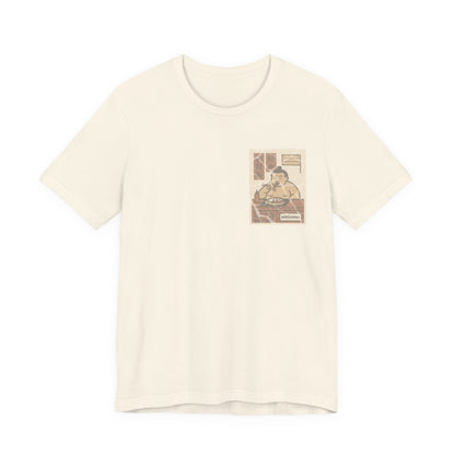 Hiroshima Okonomiyaki Sumo Printed T-Shirt – Minimal Japanese Food Art Tee AltCore