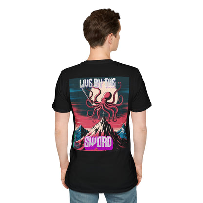 Live by the Sword – Octopus Warrior T-Shirt