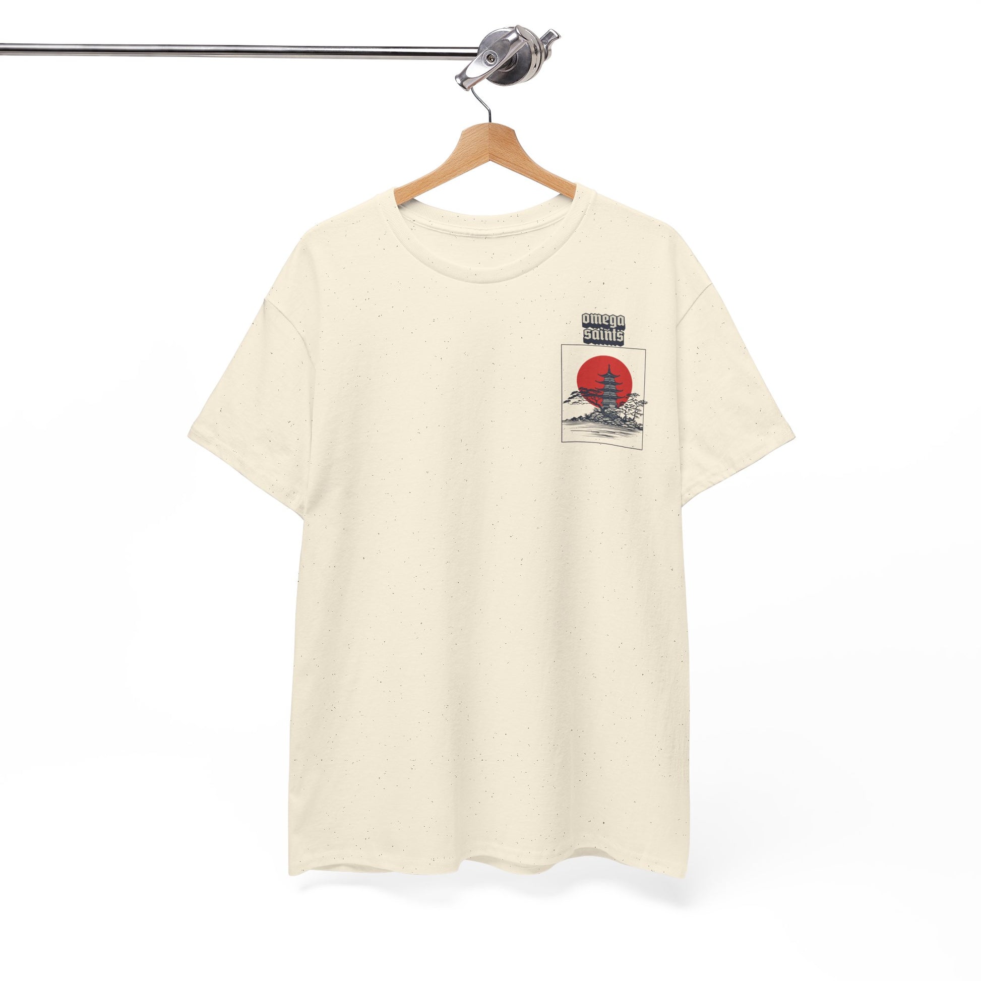 Omega Saints Temple Tee – Japan-Inspired Streetwear with Sacred Style