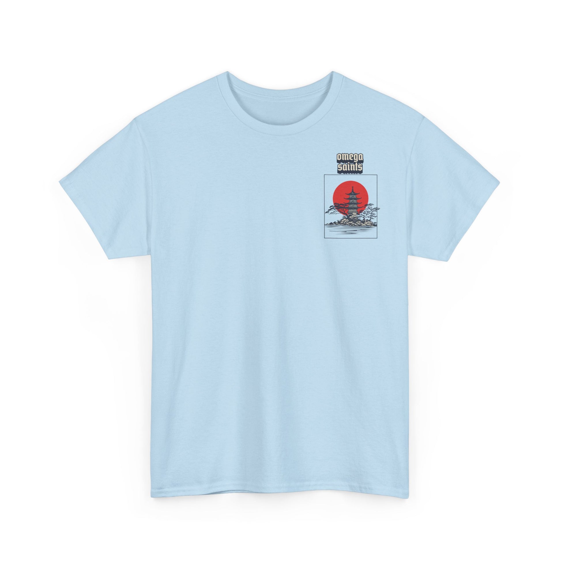 Omega Saints Temple Tee – Japan-Inspired Streetwear with Sacred Style