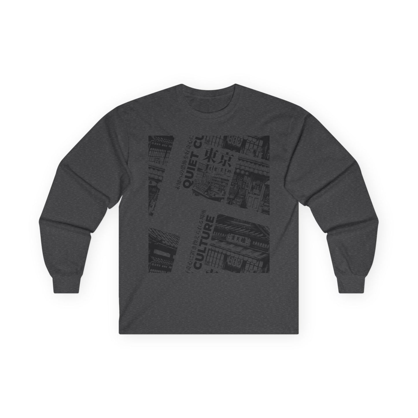 Tokyo Street Collage Long Sleeve Tee — Quiet Culture Graphic