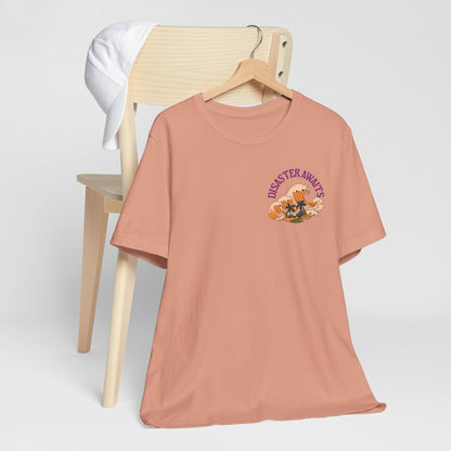 Disaster Awaits Graphic Tee – Tidal Wave Summer Shirt | Altcore Island Aesthetic T-Shirt | Unisex Festival Top