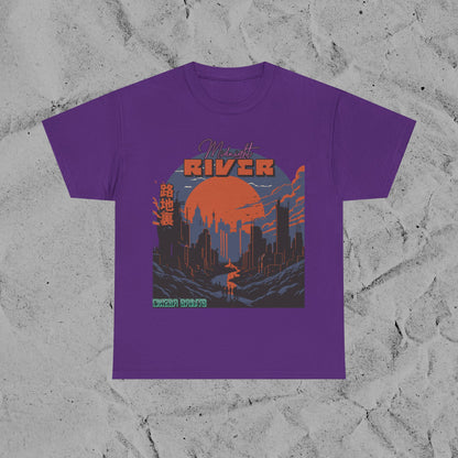 Midnight River - Japan Style Tee | Graphic Printed T-Shirt