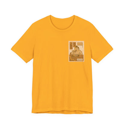 Hiroshima Okonomiyaki Sumo T-Shirt – Minimal Japanese Food Art Tee - Travel Wear for Men