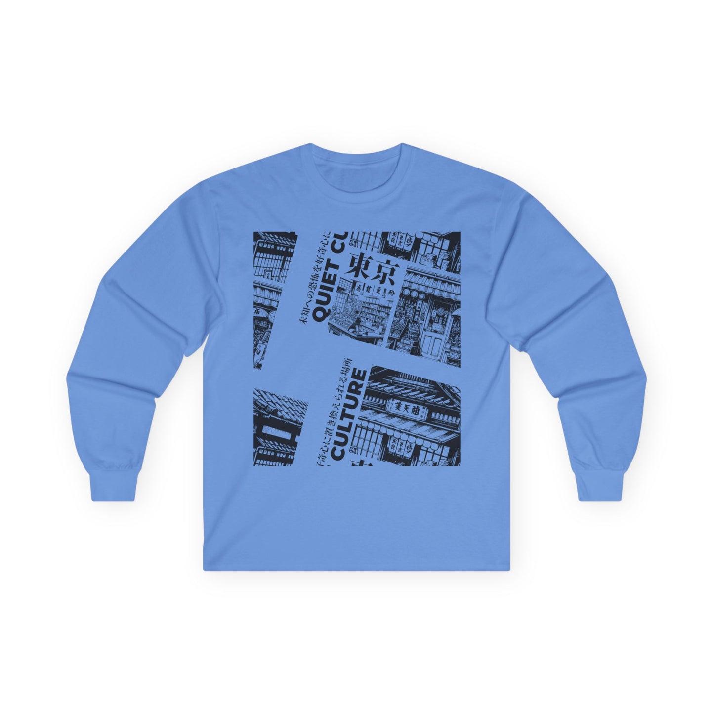 Tokyo Street Collage Long Sleeve Tee — Quiet Culture Graphic