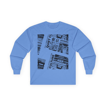 Tokyo Street Collage Long Sleeve Tee — Quiet Culture Graphic