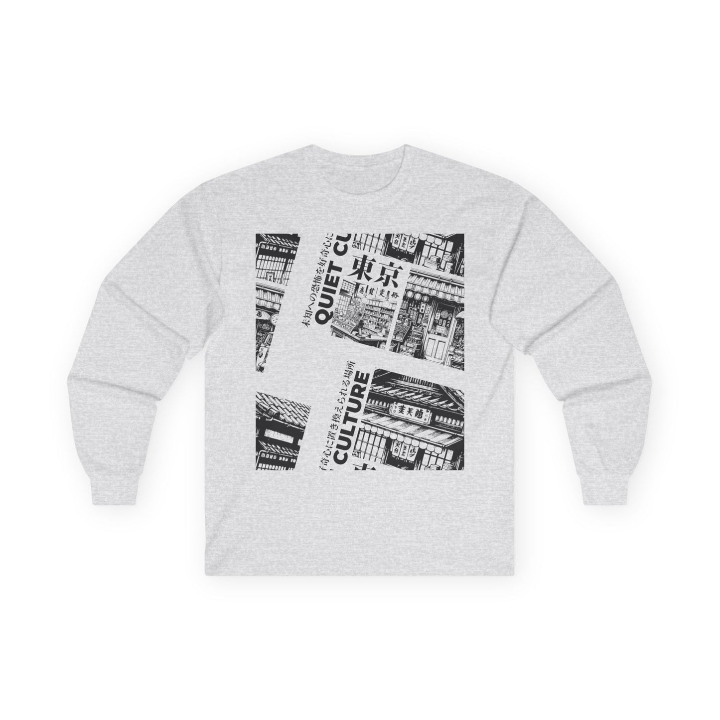 Tokyo Street Collage Long Sleeve Tee — Quiet Culture Graphic