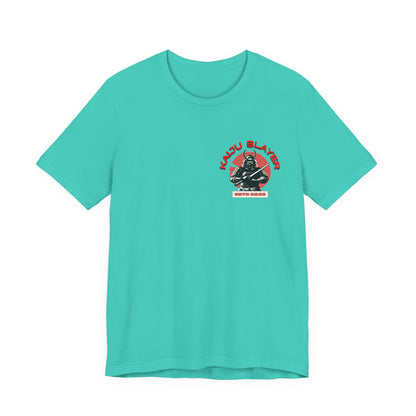 Kaiju Slayer Samurai Graphic T-Shirt – Japanese Monster Hunter Streetwear