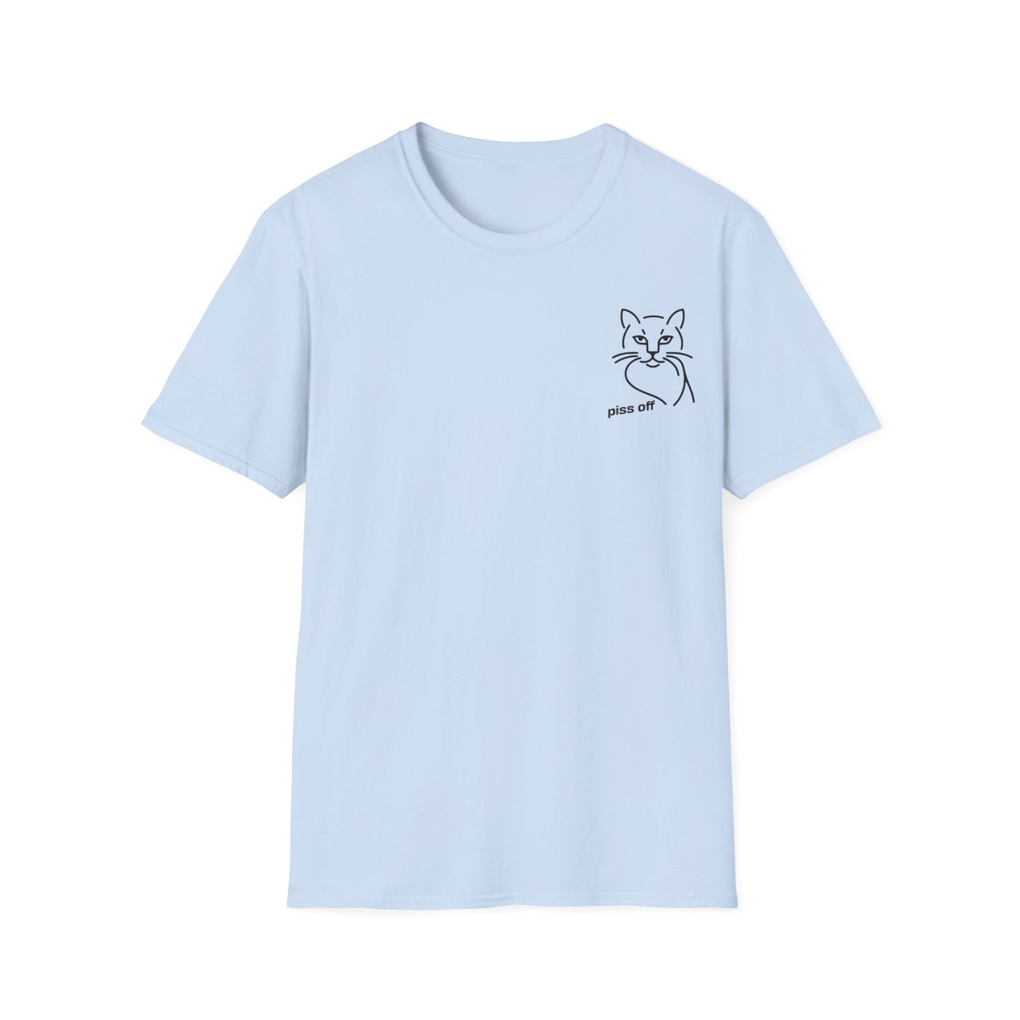 Piss Off – Minimalist Cat Mood T-Shirt