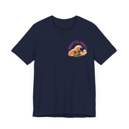 Disaster Awaits Graphic Tee – Tidal Wave Summer Shirt | Altcore Island Aesthetic T-Shirt | Unisex Festival Top