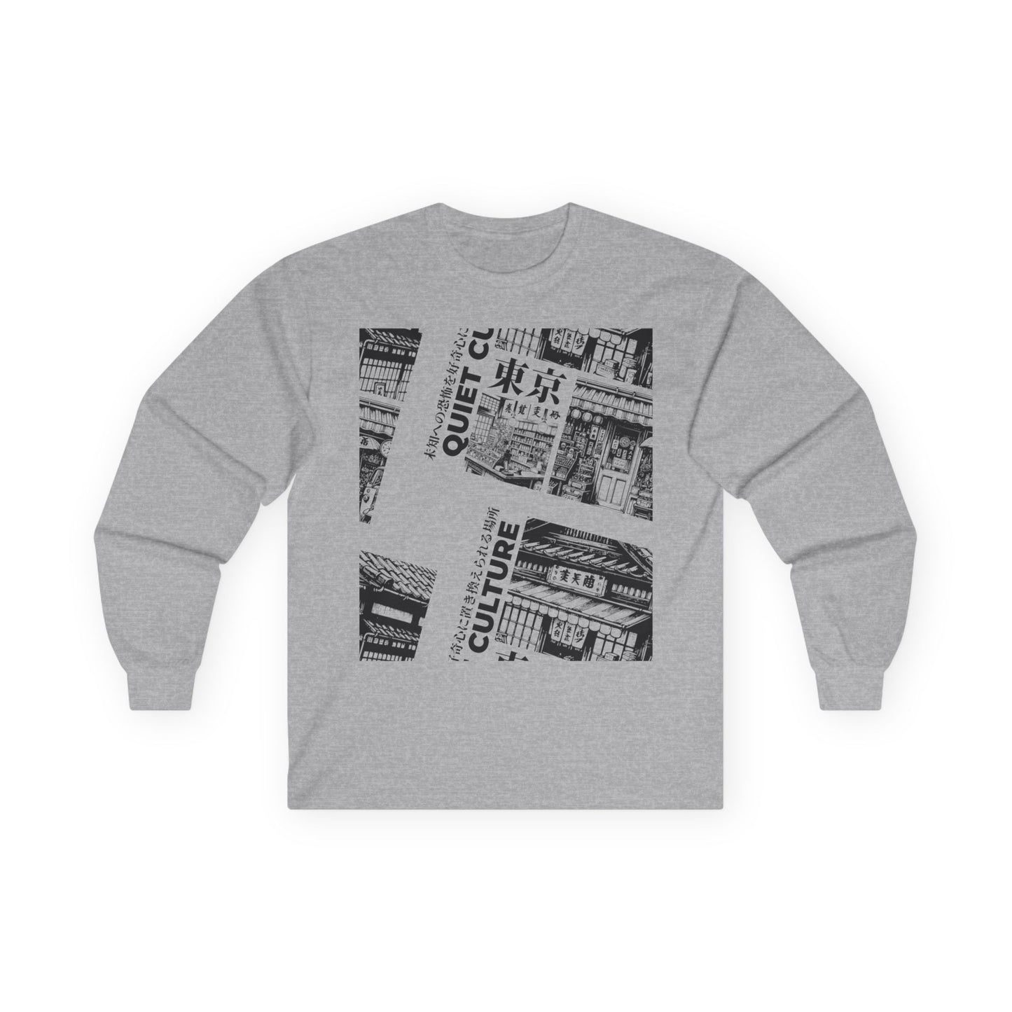 Tokyo Street Collage Long Sleeve Tee — Quiet Culture Graphic