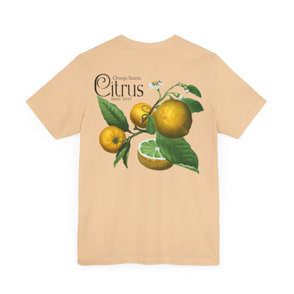 Minimal Citrus Fruit T-Shirt – Lime, Lemon, Orange, Grapefruit Design