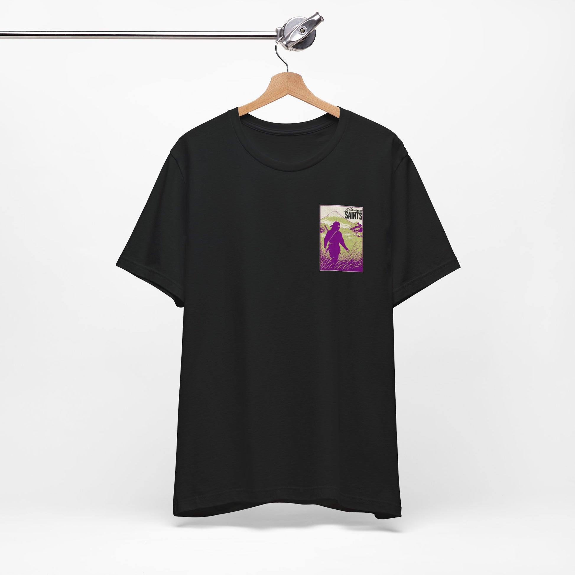 Ninja Graphic T-Shirt – Vintage Samurai Warrior Design | Men's Soft Cotton Graphic Tee graphic travel themed shirt