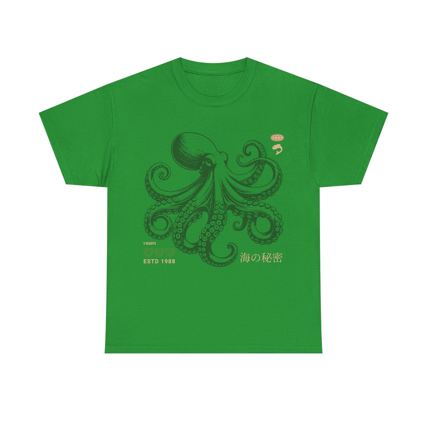 Japanese Octopus T-Shirt – Traditional Ukiyo-e Kraken Style Graphic Tee