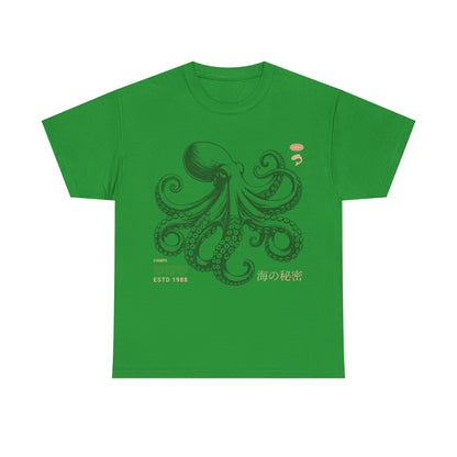 Japanese Octopus T-Shirt – Traditional Ukiyo-e Kraken Style Graphic Tee