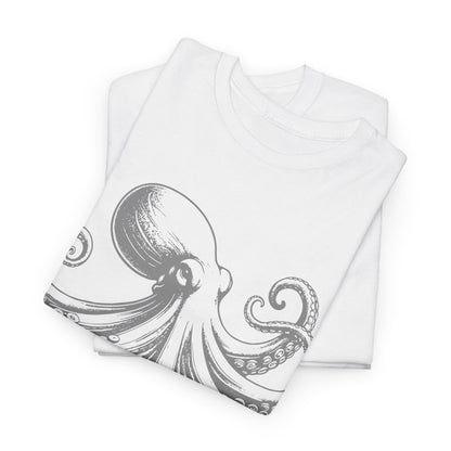 Japanese Octopus T-Shirt – Traditional Ukiyo-e Kraken Style Graphic Tee
