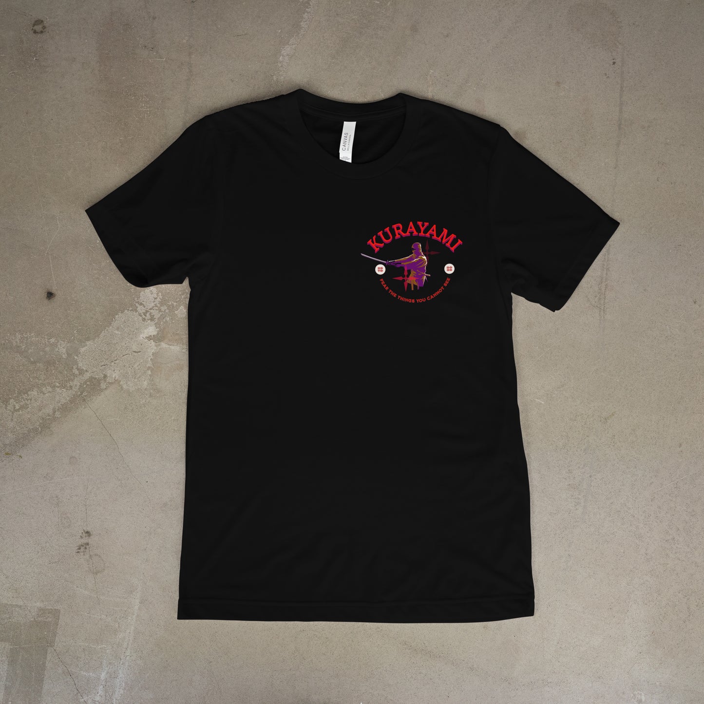 Kurayami Ninja T-Shirt – “Fear the Things You Cannot See” Shadow Warrior Tee