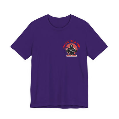 Kaiju Slayer Samurai Graphic T-Shirt – Japanese Monster Hunter Streetwear