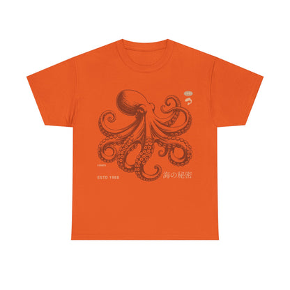 Japanese Octopus T-Shirt – Traditional Ukiyo-e Kraken Style Graphic Tee