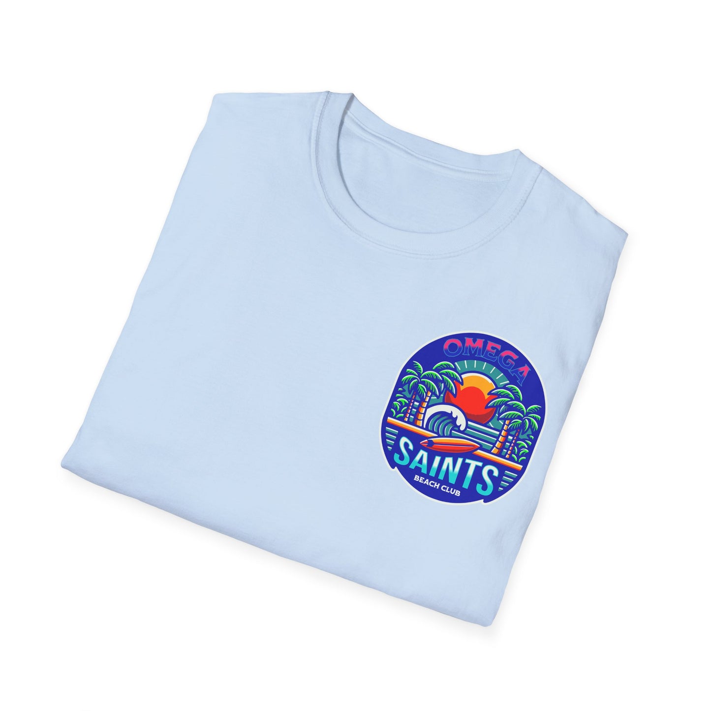 Omega Saints Beach Club T-Shirt – Ride the Waves in Style