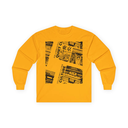 Tokyo Street Collage Long Sleeve Tee — Quiet Culture Graphic