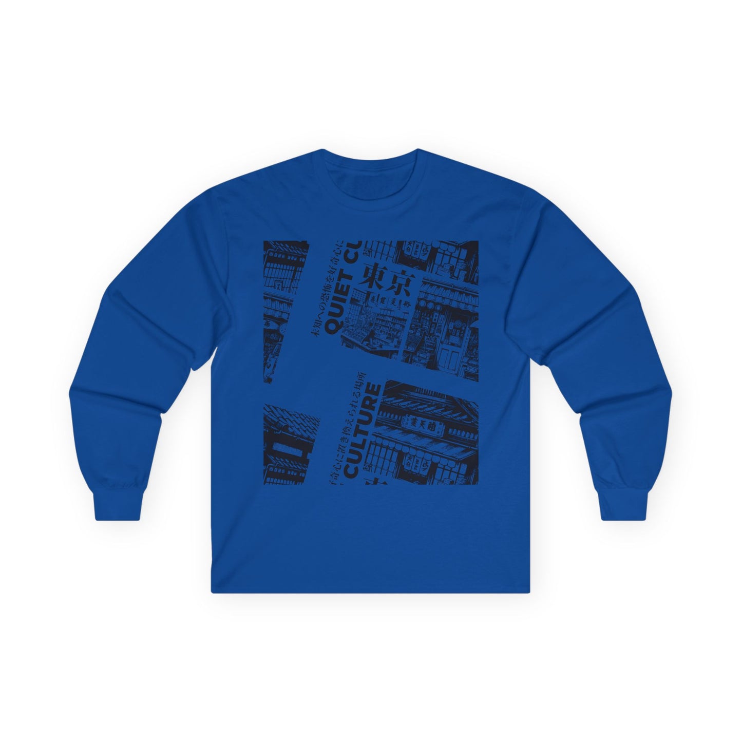 Tokyo Street Collage Long Sleeve Tee — Quiet Culture Graphic