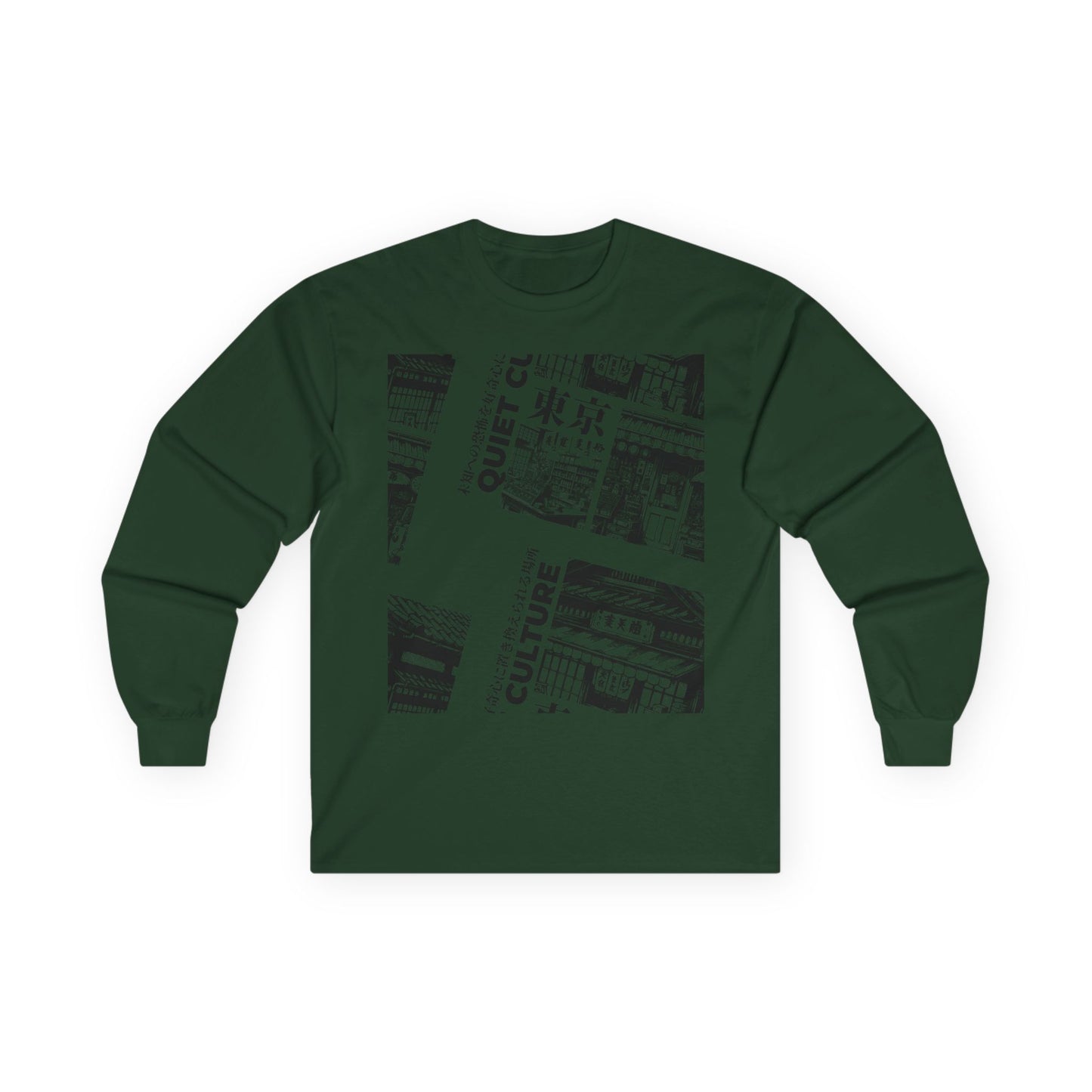 Tokyo Street Collage Long Sleeve Tee — Quiet Culture Graphic