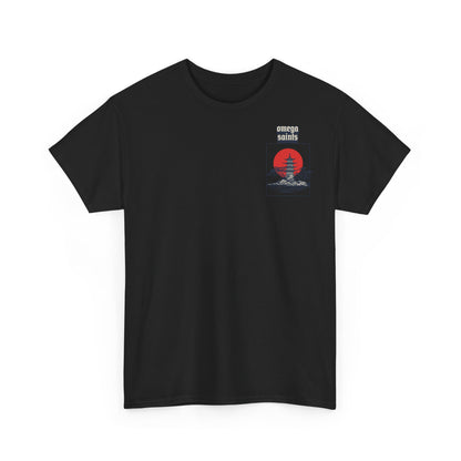 Omega Saints Temple Tee – Japan-Inspired Streetwear with Sacred Style